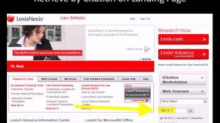 LexisNexis Retrieve Case by Citation