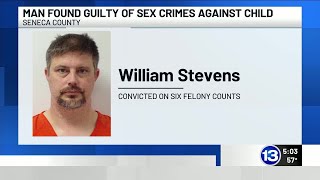 Seneca Co. man convicted of multiple child sex crimes