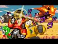 Semi super mecha sonic vs axem rangers x  smbz reanimated