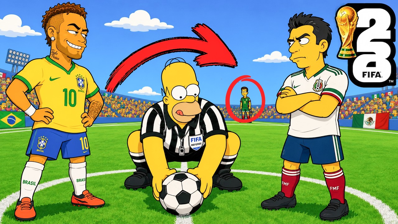 ⁣The Terrifying Simpsons Prediction for the 2026 World Cup