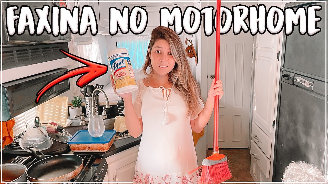 [FAXINA NO MOTORHOME] COMO É UM DIA DE FAXINA NA VIAGEM DE MOTORHOME NOS EUA - Dia 133