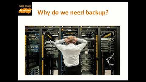 CISSP Topics: Data Backup types