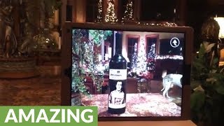 Augmented reality talking red wine bottle screenshot 3