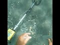 Detección metálica dentro del agua .