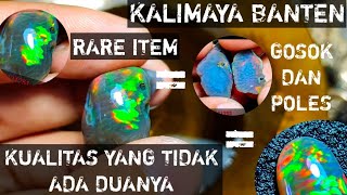 HASILNYA SEREM BANGET!!! GOSOK BATU KALIMAYA BANTEN JARONG SUPER & LANGKA