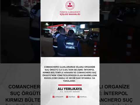 Comanchero Organize Suç Örgütü Liderlerinden İki Şüpheli İstanbul'da Yakalandı