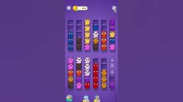 Kitty Sort 😺 Meow 11 #gameplay #shortgame #short #holi #gaming #duck