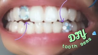 HOW TO APPLY TOOTH GEMS (NO NAIL GLUE) 
