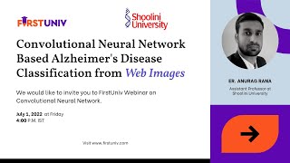 FirstUniv Webinar on Convolutional Neural Network