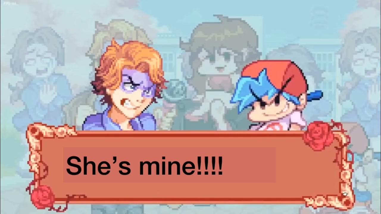 Fnf week 6 with lyrics (Senpai, Roses, Thorns) YouTube