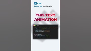 CSS Gradient Text with Animation