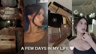 VLOG  a few days in my life: traveling, my makeup, apartment, hair appt, etc