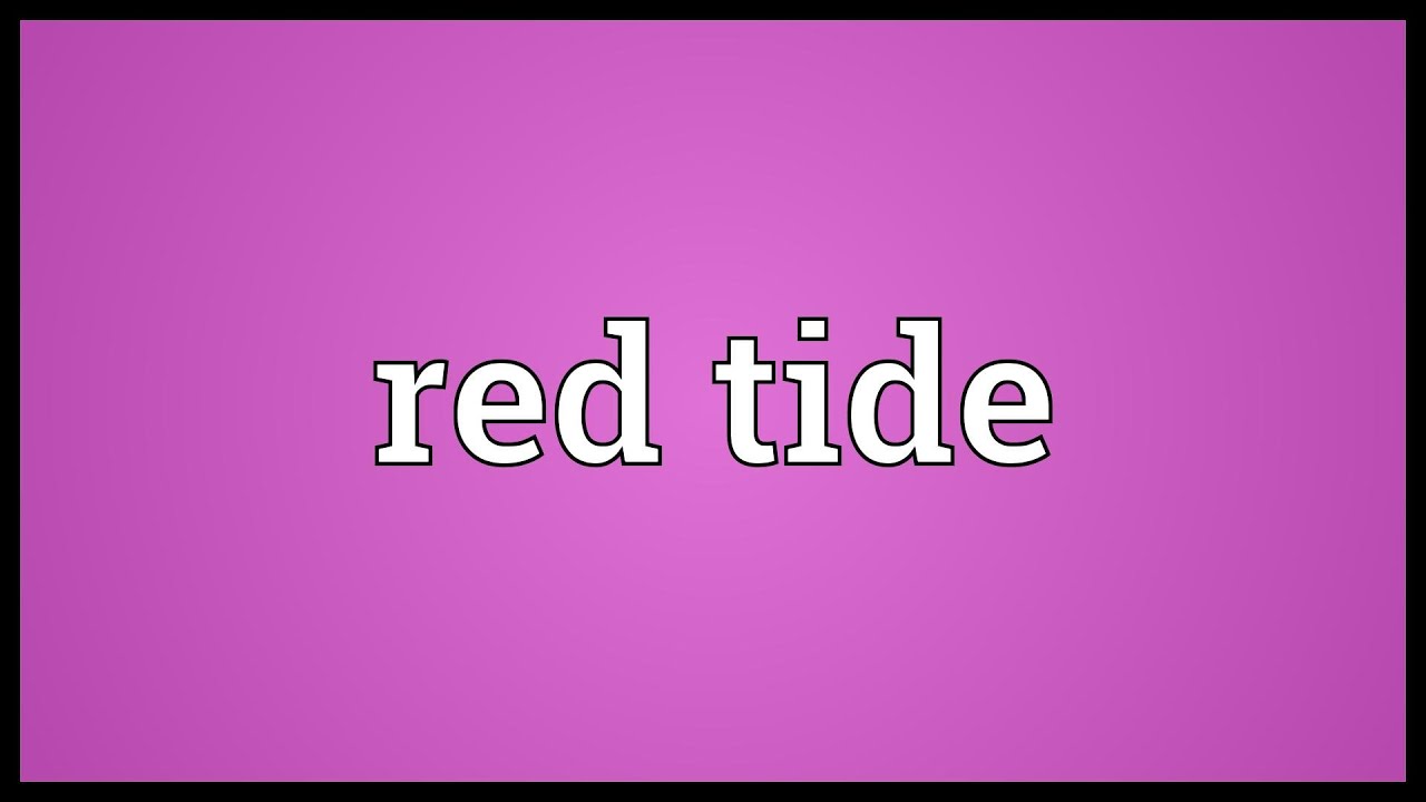 Red tide Meaning YouTube
