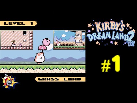 Kirby's Dream Land 2 -Part 1- [Grass Land] 