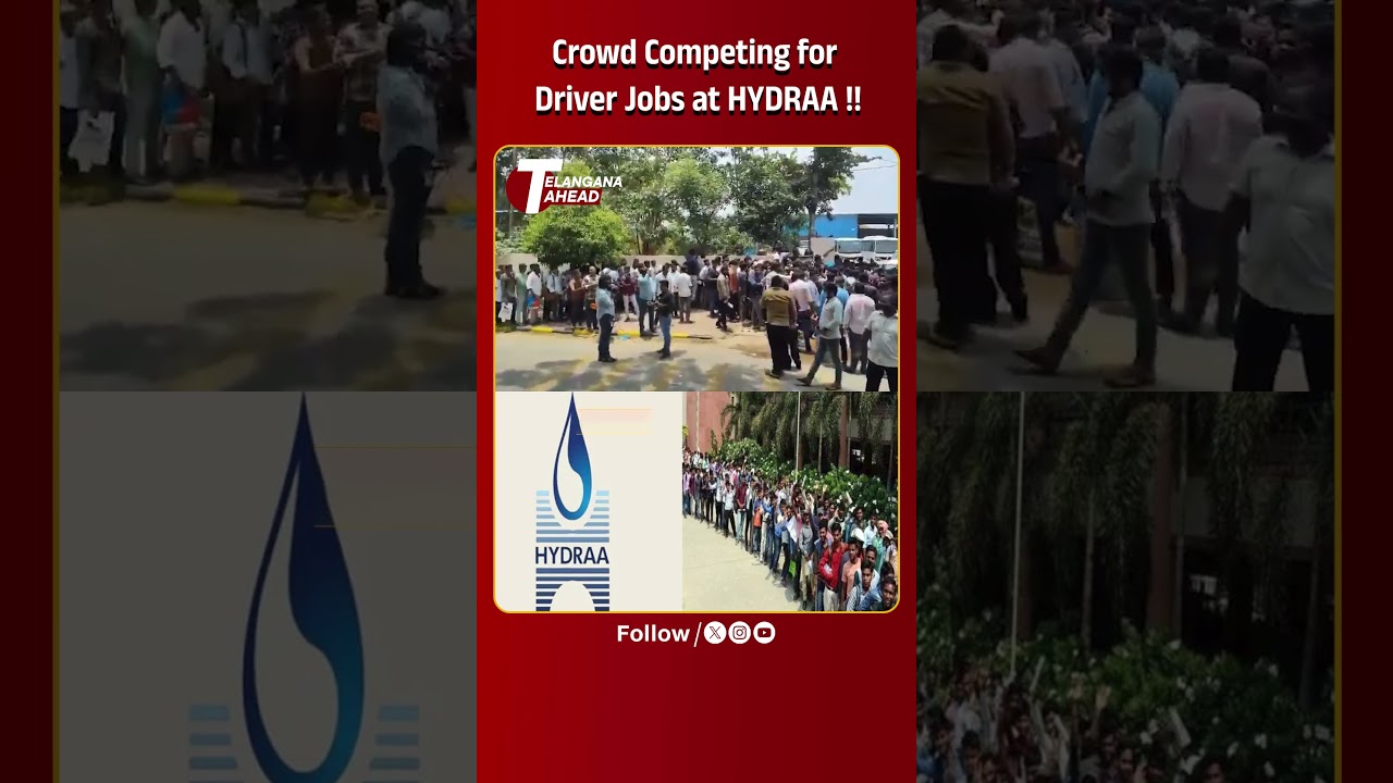 Crowd Competing for Driver Jobs at HYDRAA !!