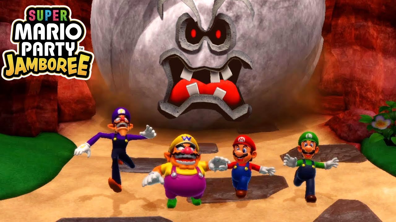 Super Mario Party Jamboree - Mario vs Luigi vs Waluigi vs Wario