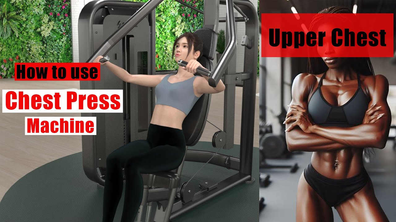 How to use Chest Press machine Gym workouts for women YouTube
