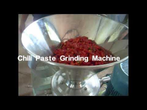 chili paste grinding making machine colloid mill