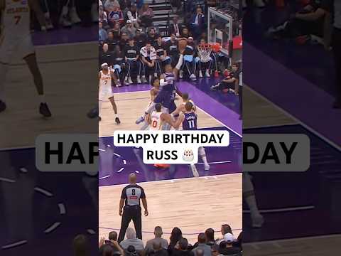 Russ gets the bucket and a cool birthday shoutout