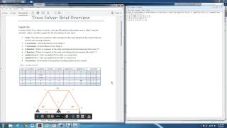 Truss Solver - GUI Tutorial