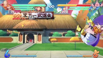 DBFZ Krillin new sparking corner loop 82 hits