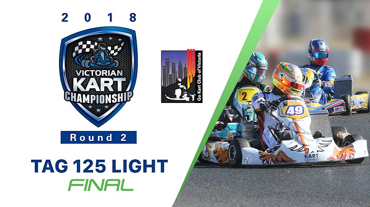 2018 Victorian Kart Championship Round 2 TAG 125 Light class final at Go-Kart Club of Victoria