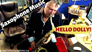 Hello Dolly Saxophone Music and Backing Track chords