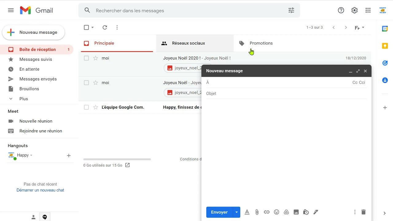 Comment inserer un lien cliquable sur une image dans un mail gmail