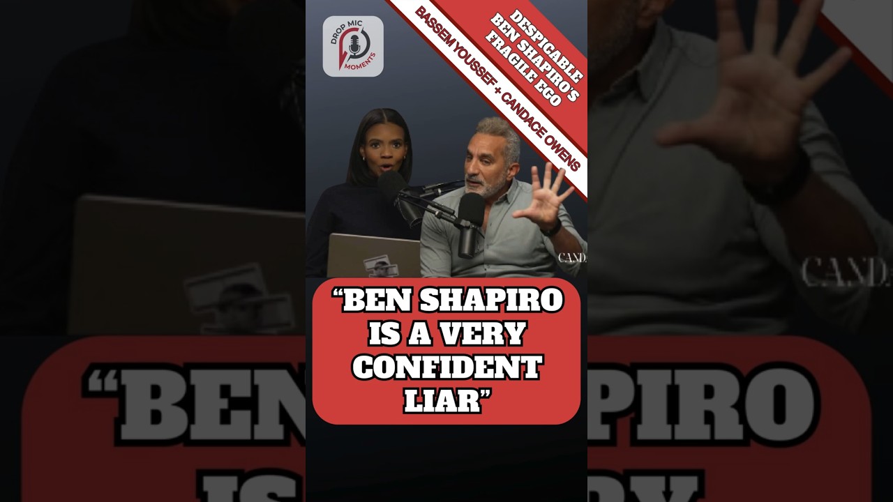 🩺Бассем Юссеф + Кэндис Оуэнс ⬇️🎤Патологический лжец Бен Шапиро уволил Кэндис из-за Бассема