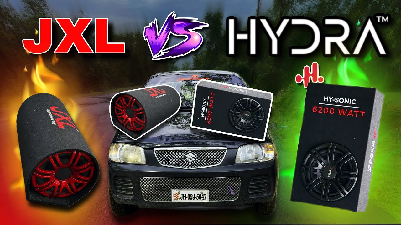 JXL BASSTUBE vs  HYDRA SUBWOOFER in ALTO |🤔 कौन सबसे बढ़िया है❓at  ₹ 3k only/-