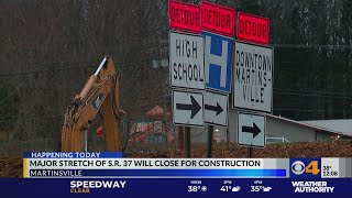 Major stretch of SR 37 closing for construction