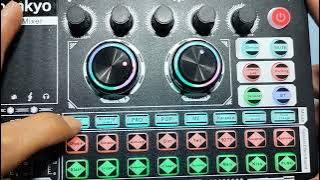 (VD-07) SOUND CARD BONKYO F999_CARA SETTING BASS, MIDLE DAN TREBLE (untuk vocal)