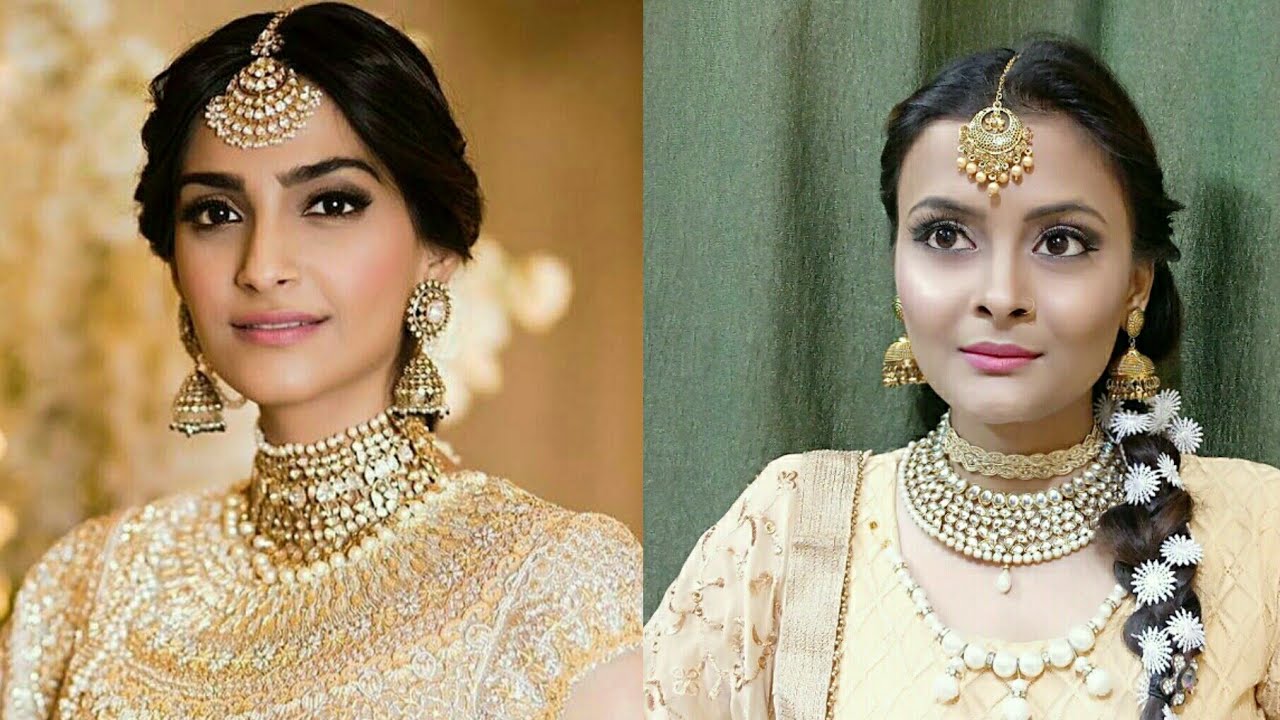 Sonam Kapoor SANGEET MEHANDI Makeup Look YouTube