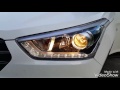 Ближний, дальний, противотуманный и поворотный свет Hyundai Creta