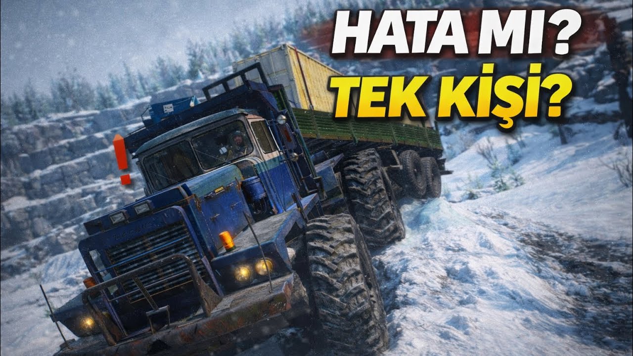 SnowRunner Sezon 15 | Tek Kişi Bu Görev Yapılır mı? 😅