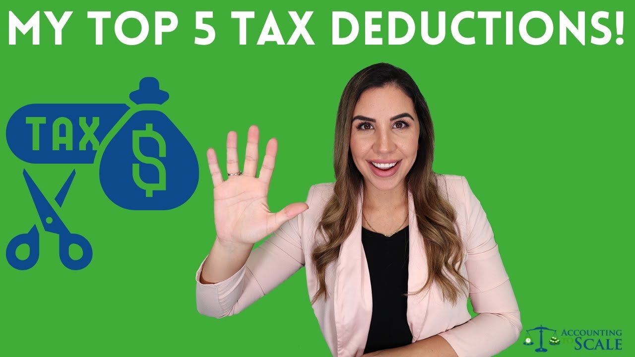 My Top 5 Tax Deductions! YouTube