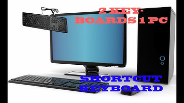 USING SECOND KEYBOARD FOR SHORTCUTS.
