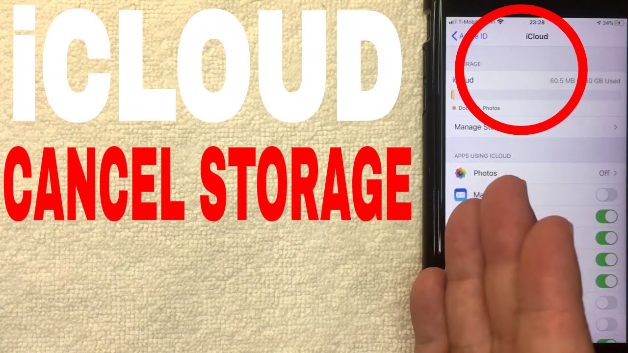 How To Cancel iCloud Storage Plan 🔴 - YouTube