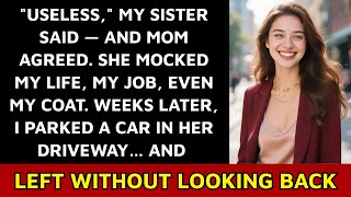 My Sister Called Me Useless—Mom Stayed Silent. But Everything Changed When I Gave Her A Car
