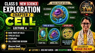 Class 9 Science Chapter 2 Cell Lecture 4 | Basic Parts of Cell, Types of Cells & Cytoplasm Explained