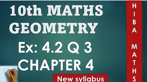 10th maths chapter 4 exercise 4.2 question 3 tn samacheer hiba maths