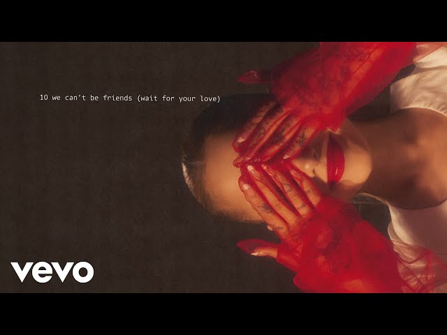 Ariana Grande - we can't be friends (wait for your love) (lyric visualizer) class=