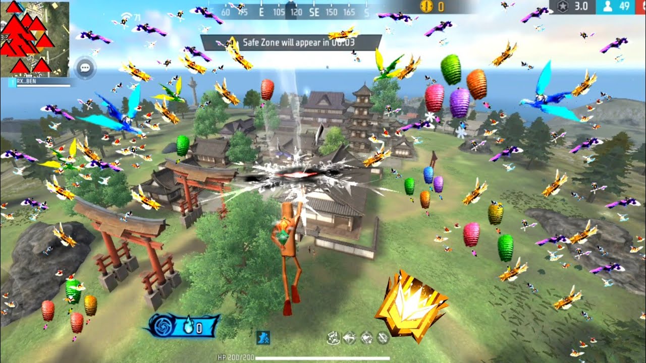 HIGH SCHOOL 🏫 NEW UPDATE PEAK 😦 FREE FIRE LEVEL UP YOUR RANK 💪 