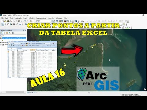 How to create points on a map from a table - ArcGIS Tutorial Lesson 16