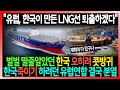 &quot;유럽, 한국이 만든 LNG선 퇴출하겠다&quot; 벌벌 떨줄알았던 한국 오히려 콧방귀 한국죽이기 하려던 유럽연합 결국 분열