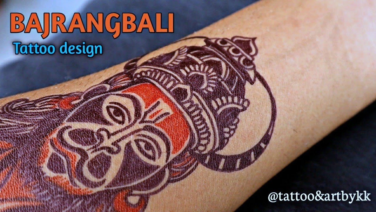 Jai bajrangbali 🙏 Lord Hanuman ji Tattoo Tattoo by Ashwani Sharma  #ashinktattoos #wherealigarhgetink @ashink_tattoos | Instagram