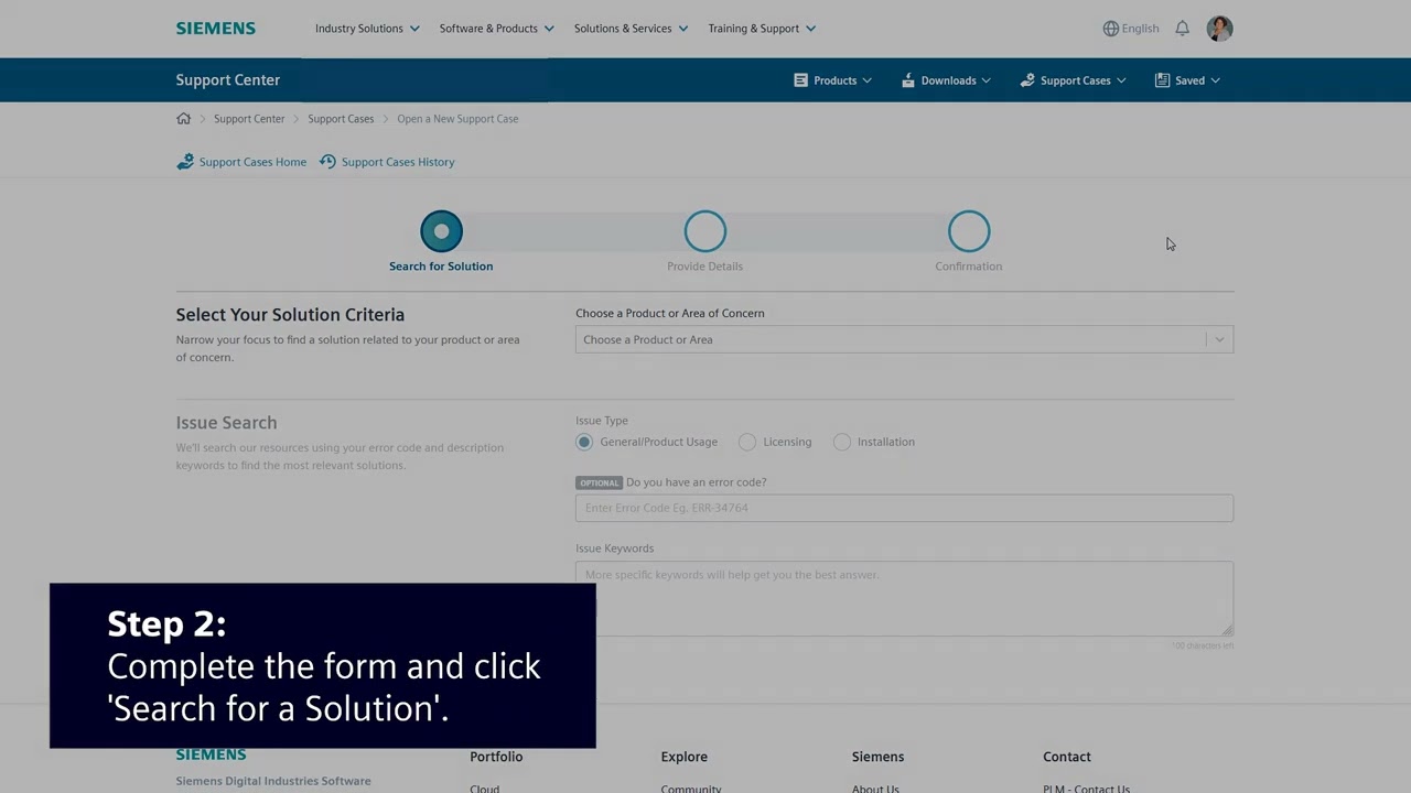 Three Steps to: Open a Support Case from Support Center (For Indirect ...