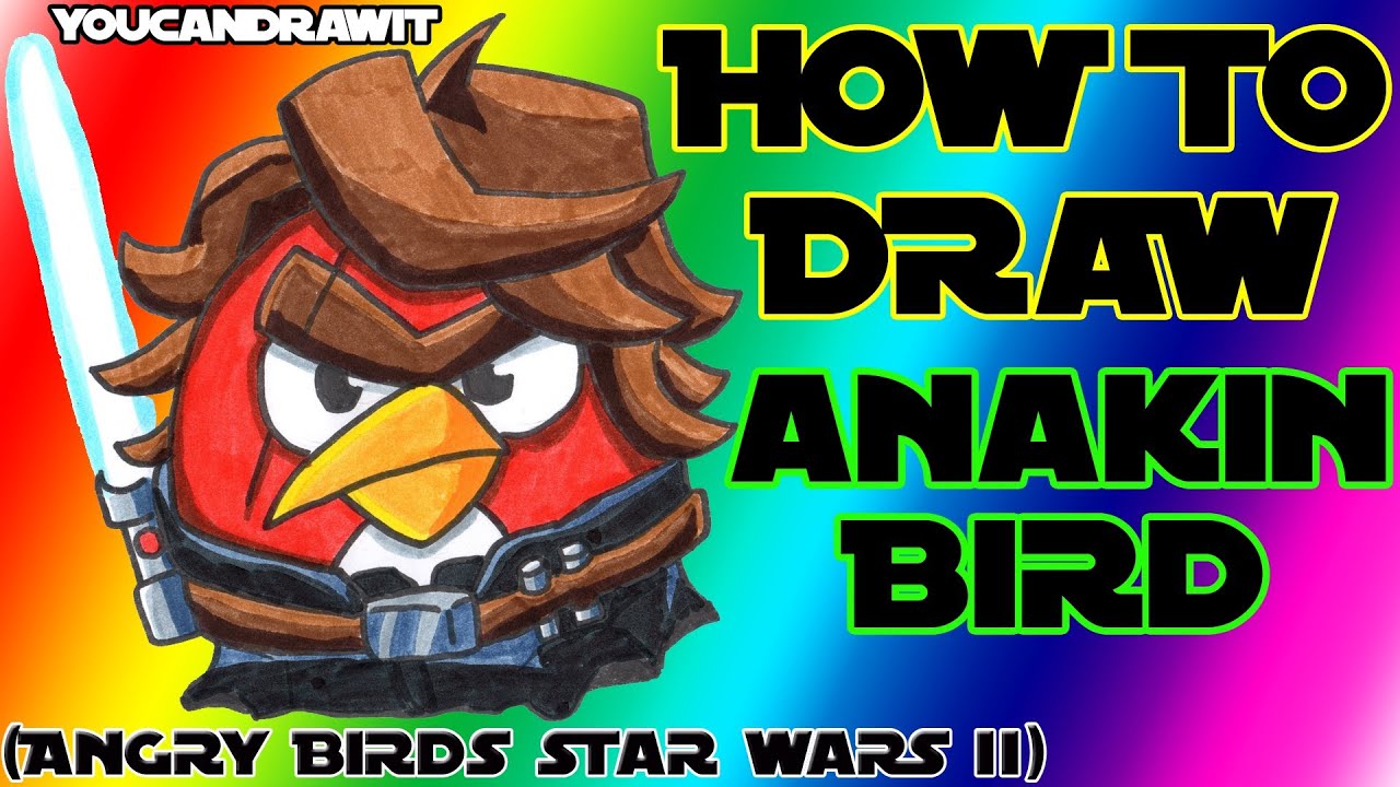 angry birds star wars 2 anakin skywalker bird