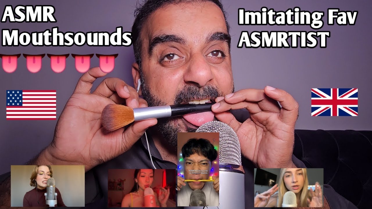 ASMR Mouthsounds 👄 - Imitating Fav ASMRTIST ( Tingly wet mouth sounds)