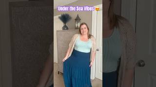 Under the Sea Vibes ✨🧜‍♀️ Love this tiered maxi skirt! | Amazon Midsize Fashion Finds